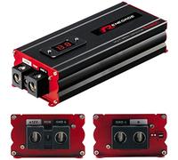 1 x Renegade RX1800 Power Cap Capacitor Car Audio 18 Farad for Systems up to 18000 Watt RMS 1 2 3 4 5 10 Capacitor Auto Spl, Black, 1 Piece