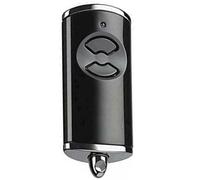 1 x replacement hand-held transmitter for hse4-868-bs, garage door opener, 868.3 MHz, 4 channels, compatible with hse4-868-bs, hse2-868-bs (black)