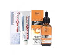1 x Retimax Vitamin A Retinol Cream + 1 x Vitamin C Serum Anti Ageing Wrinkles Acne Scars Fine Lines Blemish Face Eye Neck Lifting Moisturisers BEST DUO!
