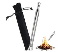 1 x Retractable Stainless Steel Bellows Portable Camping Fire Tool Perfect for Survival Jungle Adventure Picnic BBQ