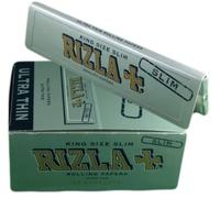 1 x RIZLA SILVER KING SIZE SLIM ULTRA THIN CIGARETTE GUMMED ROLLING PAPER BOOK BOOKLET