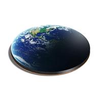 1 x Round Coaster - Planet Earth Space Cork Backed MDF Glossy Tea Coffee Accessory #8940