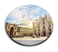 1 x Round MDF Magnet - Cathedral Duomo di Milano Milan 21321