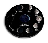 1 x Round MDF Magnet - Moon Phases Space Planet NASA 8145