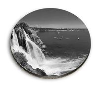1 x Round MDF Magnet - Waterfall Duden Antalya Turkey Ocean 43747
