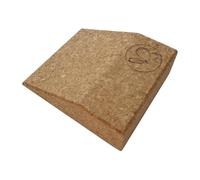 1 x Ruth White Yoga Products Non-Slip Pocket Size Cork Mini Wedge Support
