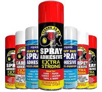 1 x Saao Regular Adhesive Glue Spray 500ml Strong as an Oax Aerosol Extra Hold Grip Bond Underlay Carpet Tiles Flooring