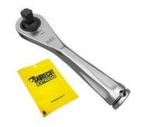 1 x SabreCut MRSC03 Mini Micro Ratchet 1/4" Square 6.3mm (1/4") HEX Drive Stainless Steel Professional 72 Tooth Gear Hand Ratchet Wrench