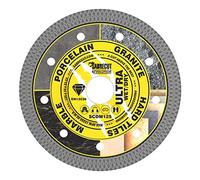 1 x SabreCut SCDM125 125mm (5 inch) x 10mm x 22.23mm Bore Mesh Turbo Diamond Angle Grinder Circular Saw Blade