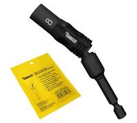 1 x SabreCut SCPV08 8mm Pivoting Magnetic Nut Driver - Quick Switch Pull Collar Dual Mode (Straight and 20 Degrees Pivot) 89mm Magnetic 1/4" Hex Shank Socket Driver for Drills and Impact Drivers