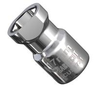 1 x SabreCut SCUS1721 17mm Socket for 41mm x 21mm Unistrut Channel, Fits 1/2" Drive Ratchets, Hardened Chromium Vanadium Steel, Nickel Chrome Finish, M10 Nuts/Bolts, Heavy Duty Impact Rated