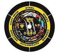 1 x SabreCut VBSC300ME 300mm (12 inch) x 22.23mm Bore Vacuum Brazed Metal Cutting Angle Grinder Circular Saw Diamond Disc Blade