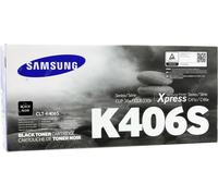 1 x Samsung Original OEM Black Toner Cartridge CLT-K406S - K406S - 1500 Pages