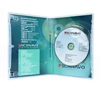 1 x Scanavo Clear Single Disc Case for DVD/CD/Blu-ray - 22mm Spine with Booklet Clips and Outer Sleeve for Artwork