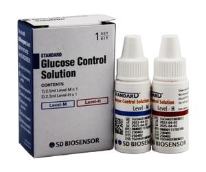 1 x SD Biosensor Blood Glucose Control Solution - Low and High Parameters