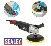 1 x SEALEY ER1700P 180MM 1100W VARIABLE SPEED LIGHTWEIGHT POLISHER