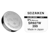 1 x Seizaiken 399 SR927W AG7 SR57 Silver Oxide 0% Mercury Watch Battery.