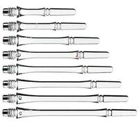 1 x SET COSMO DART STEMS SHAFTS, SLIM CLEAR LOCKED SIZE 6