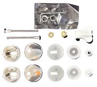 1 x set of Pressalit D15999 Bottom-fixing S/St hinges NON RETURNABLE