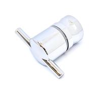 1 x Shower Door Handle/Knob Chrome Plastic A12