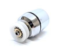 1 x Shower Door Roller/Rollers/Runners Small Wheel Diameter 19mm Chrome MS2