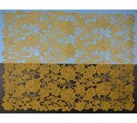 1 x Simply Heaven Edible Pre-Made Ready to Use Edible Cake Lace made from mat 65 (Gold)