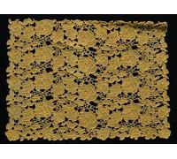 1 x Simply Heaven Edible Pre-Made Ready to Use Edible Cake Lace made from mat 65 (Honey Gold)