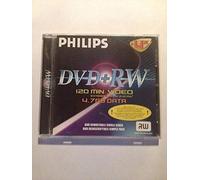 1 x Single PHILIPS DVD+RW DVD REWRITABLE SINGLE SIDED MEDIA