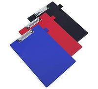 1 x SMCO Quality RED PVC A4 Office Clipboard & Pen Holder
