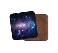1 x Space Planets Coaster - Science Student Astronomy Fun Stars Fun #13188