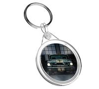 1 x Sports Green Muscle Car Mustang - Keyring IR02 Mum Dad Birthday #14662