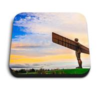 1 x Square MDF Fridge Magnet - Angel Of The North Newcastle England UK 24297