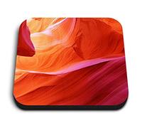 1 x Square MDF Fridge Magnet - Antelope Canyon Page Arizona US 12743