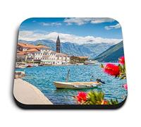 1 x Square MDF Fridge Magnet - Bay of Kotor Montenegro Sea 12485
