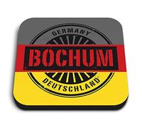 1 x Square MDF Fridge Magnet - Germany Bochum Deutschland German 7385