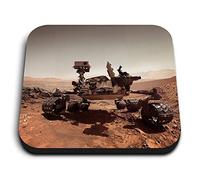 1 x Square MDF Fridge Magnet - Mars Rover Robot Space NASA 14213
