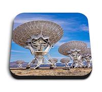 1 x Square MDF Fridge Magnet - Radio Astronomy Observatory New Mexico 46232