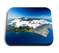 1 x Square MDF Fridge Magnet - Reunion Island Travel Ocean Beach 24112