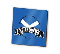 1 x St Andrews Square Magnet - Scotland Flag UK Skyline Landmarks City Fridge Magnetic Travel Holiday Family Friend Women Men #83163