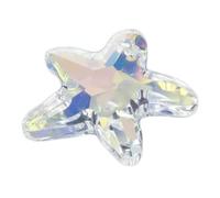 1 x Starfish Swarovski 6721 pendant glass crystal, 20 mm crystal AB (starfish Swarovski 6721 pendant crystal AB)
