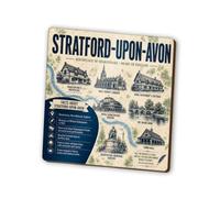 1 x Stratford-upon-Avon MDF Magnet - Shakespeare Town Souvenir Gift #73314