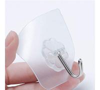 1 X Strong Transparent Suction Cup Sucker Wall Hooks Hanger For Kitchen Bathroom Professional and Fashion