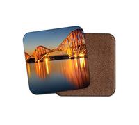 1 x Stunning Forth Rail Bridge Coaster - Edinburgh Scotland Travel #12746