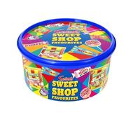 1 x Sweet Shop Favourites Tub 650G Delicious Tasty And Twisty Treat Gift Hamper For Birthday,Christmas,Easter,New Year