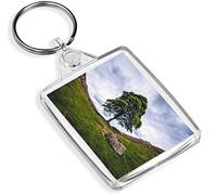 1 x Sycamore Gap Hadrian's Wall - Keyring - IP02 - Mum Dad Kids 2196