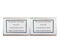 1 x Teatree, Lavender & Oatmeal. Goats Milk Soap. 100G. Acne, Rosacea. (Pack of 2)