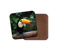 1 x Toucan Bird Coaster - Tropical Jungle South America Animals Fun #15772