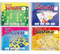 1 X Travel Sudoku Book Spiral Bound 135 Puzzles In Each Activity Book