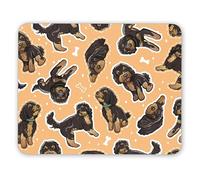 1 x Tricoloured Cockapoo Mouse Mat - Puppy Pets Dogs Lover Fan Animals Pattern Family Breed Mum Dad Mousemat Mousepad Pad IT #82964