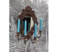 1 x Turquoise Dinner Candle, Bright Blue Taper Bistro Dining Candle, 18cm 8 Hour Burn, Individual Candles, Colouful Candles, Homewarming Gift